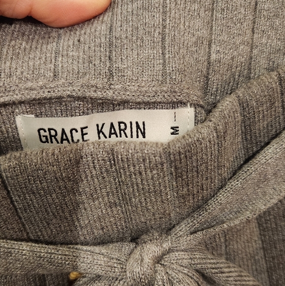 Gray sweater pencil skirt - Picture 12 of 15